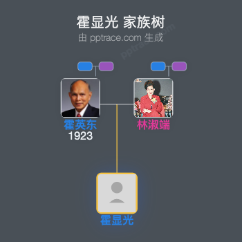 霍显光 家族树全览