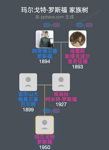 玛尔戈特·罗斯福家族树全览