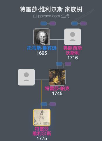 特雷莎·维利尔斯家族树全览