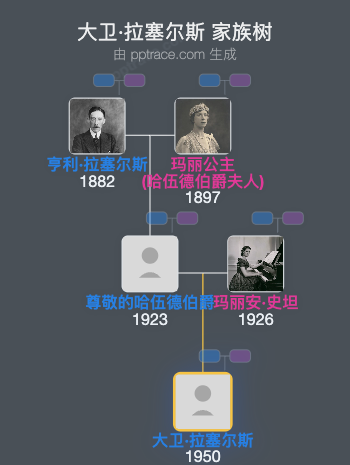 大卫·拉塞尔斯家族树全览