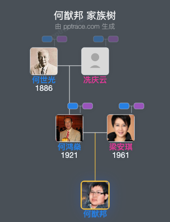何猷邦 家族树全览