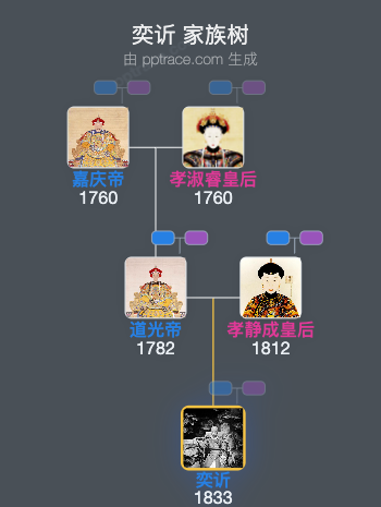 奕䜣家族树全览