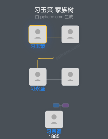 习玉策 家族树全览