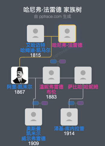 哈尼弗·法雷德家族树全览