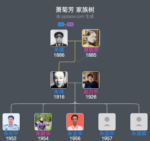 萧菊芳 家族树全览