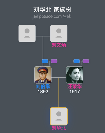 刘华北 家族树全览