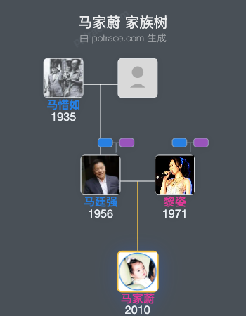 马家蔚 家族树全览