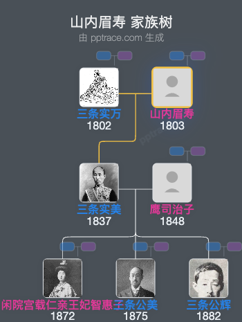 山内眉寿家族树全览