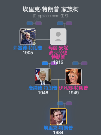 埃里克·特朗普 家族树全览