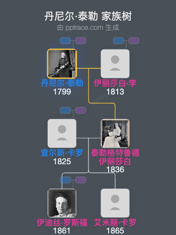 丹尼尔·泰勒家族树全览