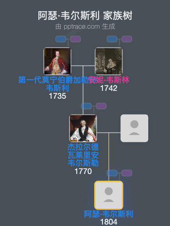 阿瑟·韦尔斯利家族树全览