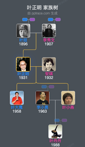 叶正明 家族树全览