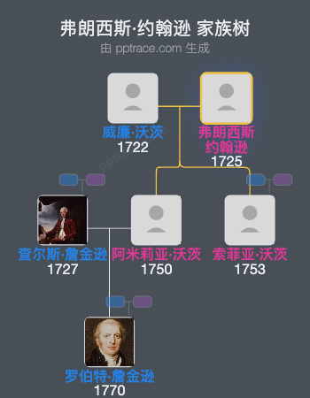 弗朗西斯·约翰逊家族树全览