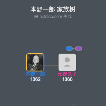 本野一郎家族树全览