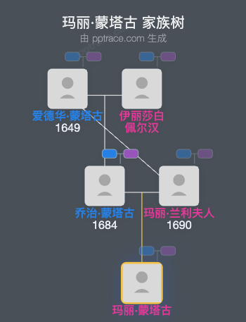 玛丽·蒙塔古家族树全览