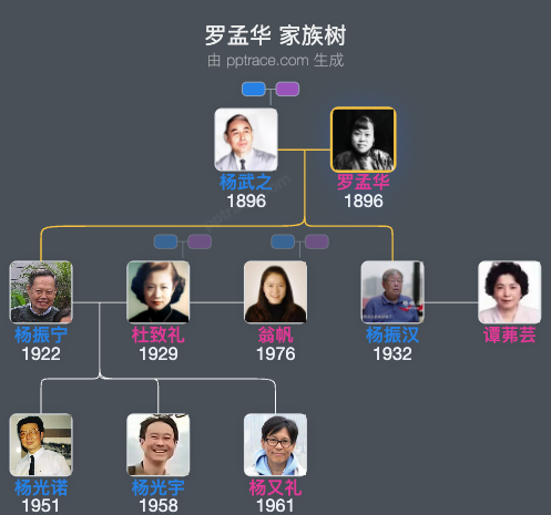 罗孟华家族树全览
