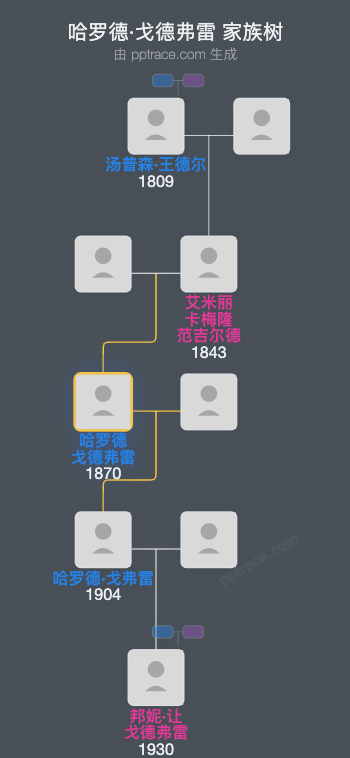 哈罗德·戈德弗雷家族树全览