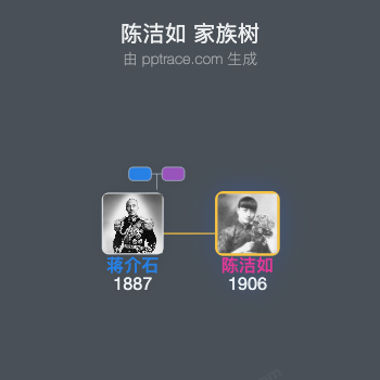 陈洁如 家族树全览