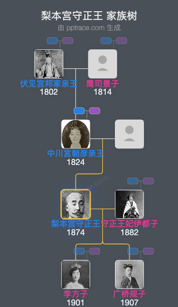 梨本宫守正王家族树全览