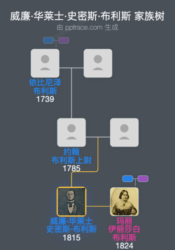威廉·华莱士·史密斯·布利斯家族树全览