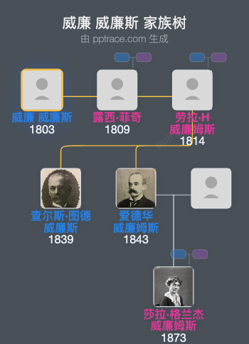 威廉 威廉斯家族树全览