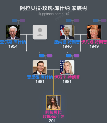 阿拉贝拉·玫瑰·库什纳家族树全览