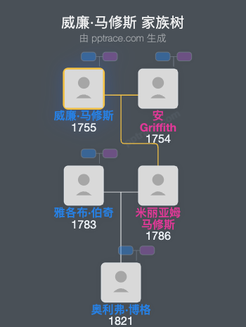 威廉·马修斯家族树全览