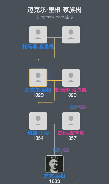 迈克尔·里根家族树全览