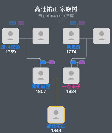 高辻祐正家族树全览