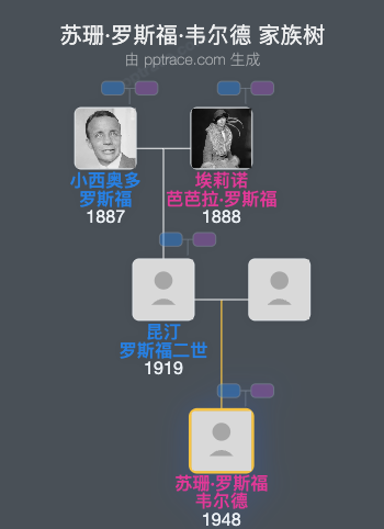 苏珊·罗斯福·韦尔德家族树全览