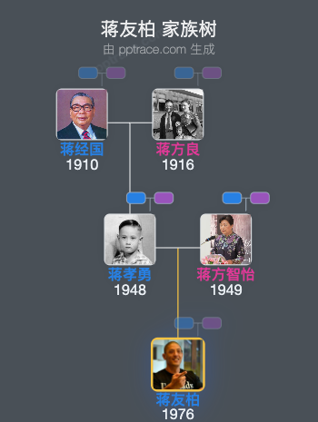蒋友柏 家族树全览