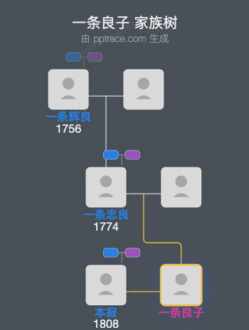一条良子家族树全览
