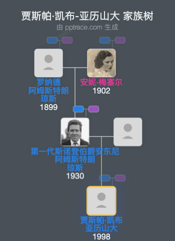 贾斯帕·凯布-亚历山大家族树全览