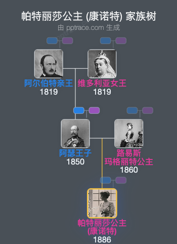 帕特丽莎公主 (康诺特)家族树全览