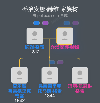乔治安娜·赫维家族树全览
