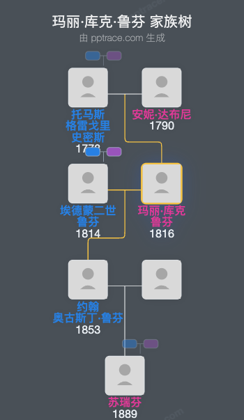 玛丽·库克·鲁芬家族树全览