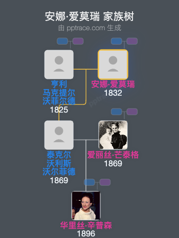 安娜·爱莫瑞家族树全览