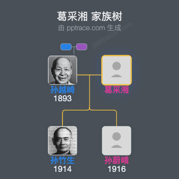 葛采湘 家族树全览