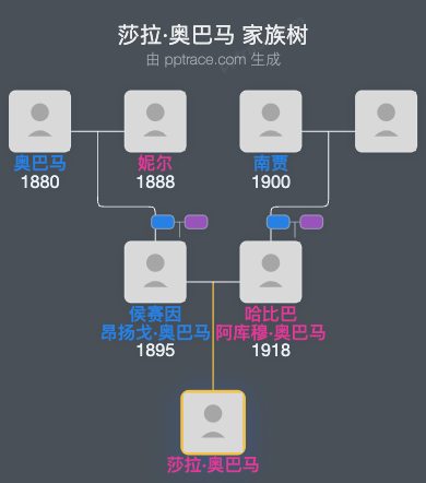 莎拉·奥巴马家族树全览
