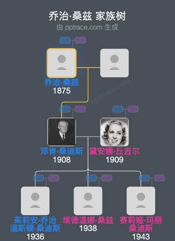 乔治·桑兹家族树全览