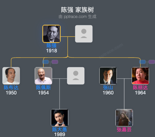 陈强家族树全览