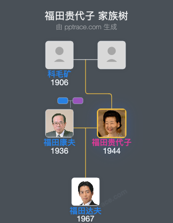 福田贵代子家族树全览