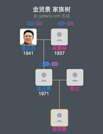 金贤景 家族树全览