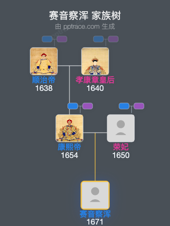 赛音察浑家族树全览