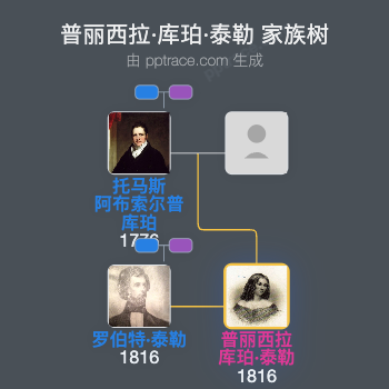 普丽西拉·库珀·泰勒家族树全览