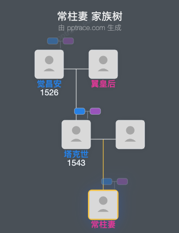 常柱妻家族树全览