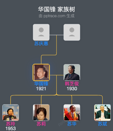 华国锋 家族树全览