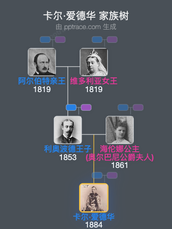 卡尔·爱德华家族树全览