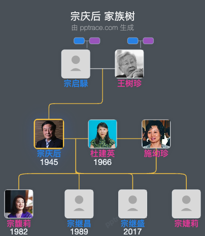 宗庆后 家族树全览