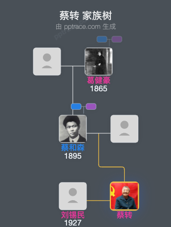 蔡转 家族树全览
